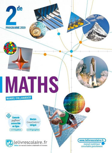 Picture of Maths 2nde 2019 livre scolaire