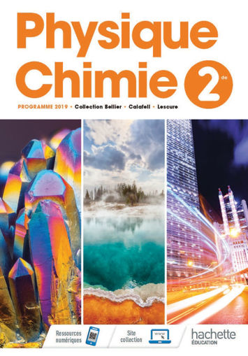 Picture of Physique chimie 2de Hachette 2019 Bellier