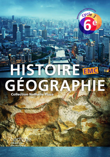 Picture of Hist Geo EMC 6eme Nathalie Plaza Hachette 2016