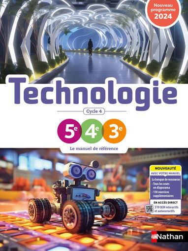 Picture of Technologie 5e/4e/3e cycle 4 2024 nathan