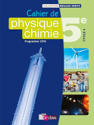 Picture of Cahier Physique Chimie 5e Bordas 2021