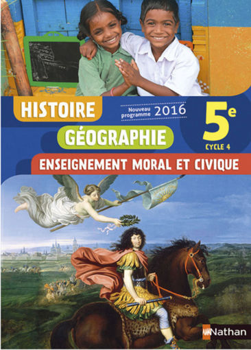 Picture of Hist/Geo 5eme enseignement moral et civique Nathan