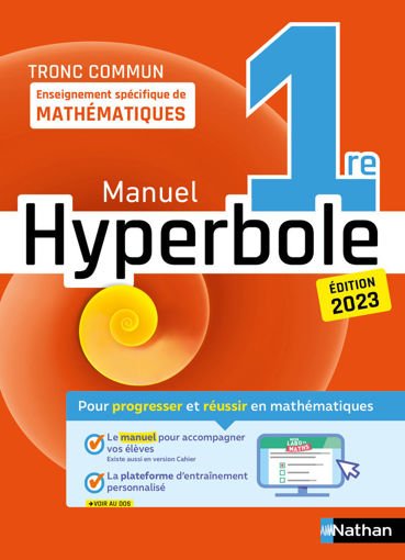 Picture of Hyperbole 1ere maths enseignement specifique 2023