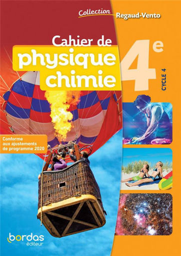 Picture of Cahier Physique Chimie 4e Bordas 2021