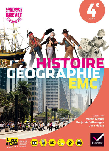 Picture of Hist geo EMC 4eme manuel 2016 hatier