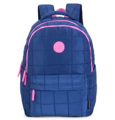 Picture of Cartable à dos grand Marshmallow blossom navy