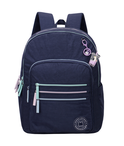 Picture of Cartable à dos grand Marshmallow triple navy 65380