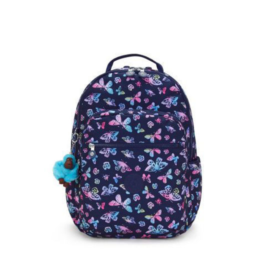 Picture of Cartable à dos grand kipling seoul lap butterfly f