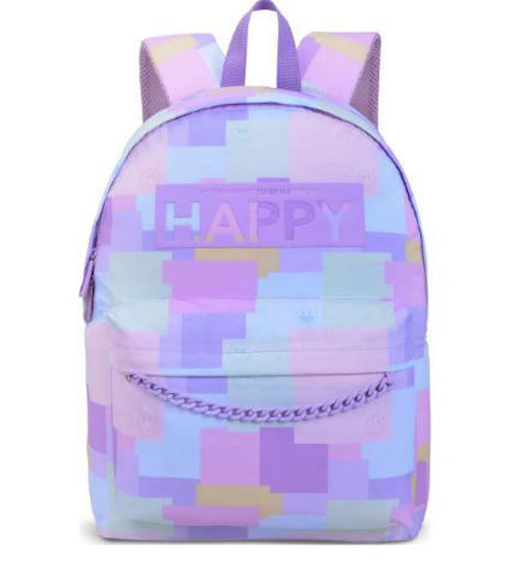 Picture of Cartable à dos grand Marshmallow be happy purple