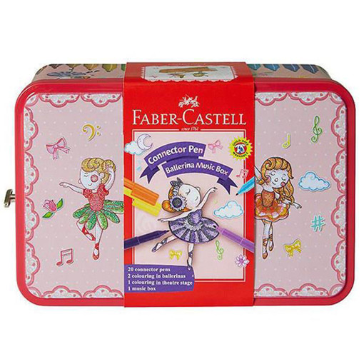 Picture of Felt pens 25colors Connector Metal Faber-Castell