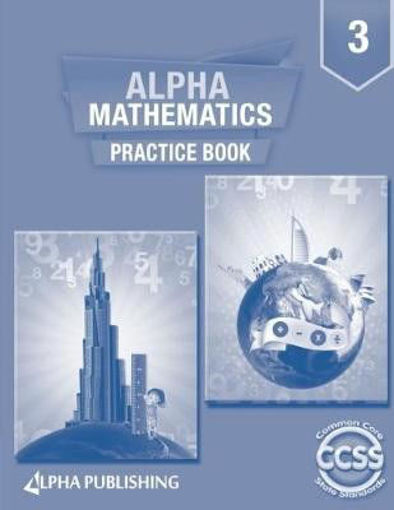 Picture of Alpha math grade 3 on level practice book