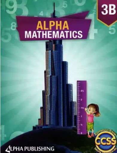 Picture of Alpha math grade 3 student book volume B