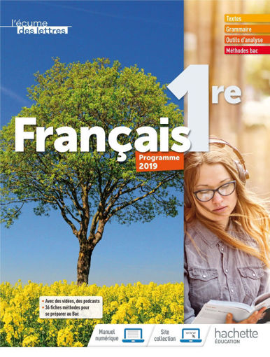 Picture of L'ecume des lettres Francais 1re Hachette 2019