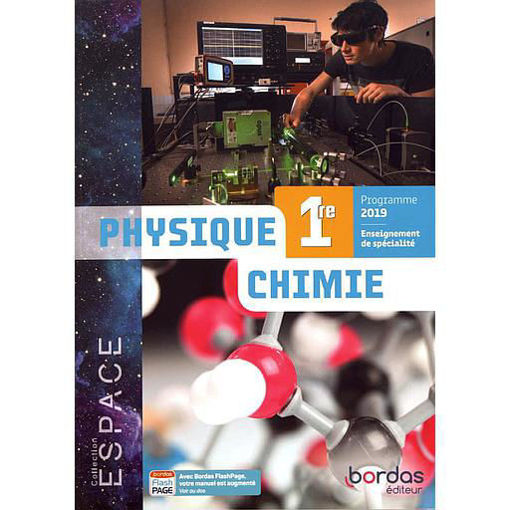 Picture of Physique chimie espace enseig. de specialite 1ere