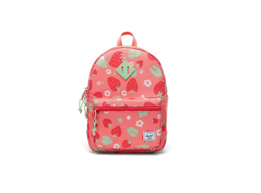 Picture of Cartable à dos moyen Herschel pink strawberries