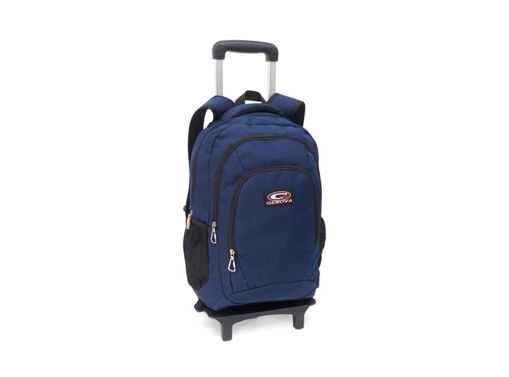 Picture of Backpack Trolly Large Navy Genova