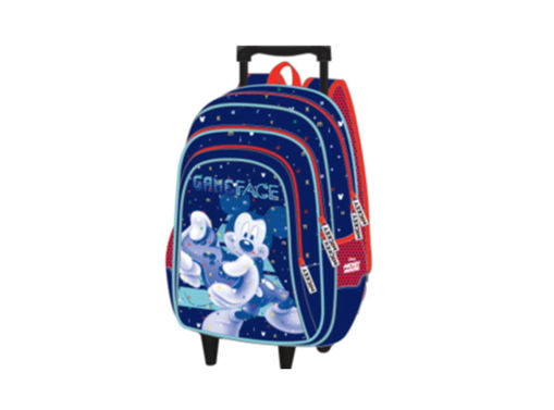 Picture of Cartable à roulette moyen Disney Mickey S7816DMY