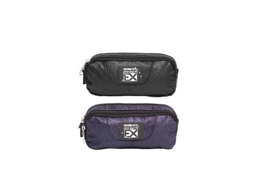 Picture of Pencil Case 2 Comp Glitter Colors Exsport