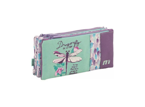 Picture of Pencil Case 3 Comp 24.5x11x4cm Tandem