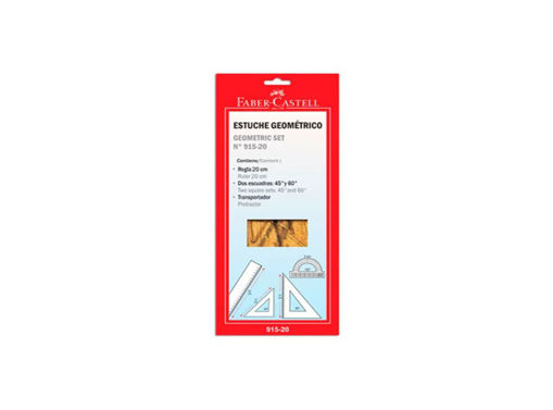 Picture of Geometry Set 20cm 4pcs Faber-Castell