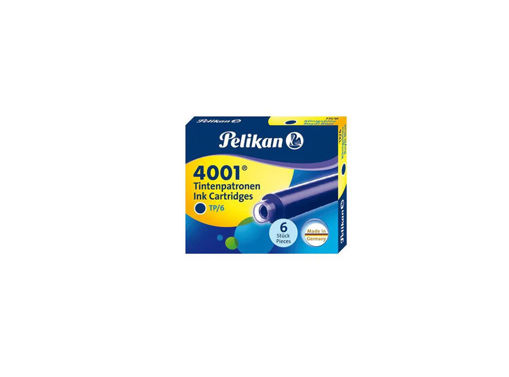 Picture of Ink Cartridges 6pcs Blue Pelikan