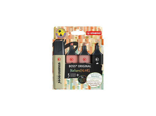 Picture of Highlighter Assorted (Set of 4) Nature Colors Stab
