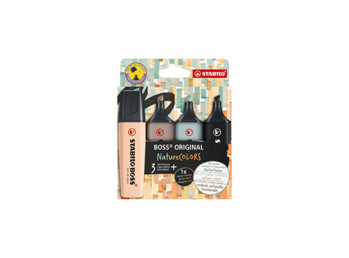 Picture of Highlighter Assorted (Set of 4) Nature Colors Stab