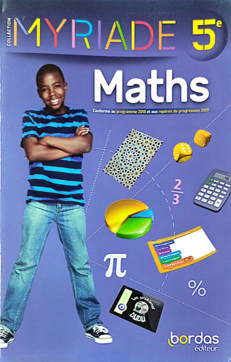 Picture of Maths Myriade 5eme bordas 2021