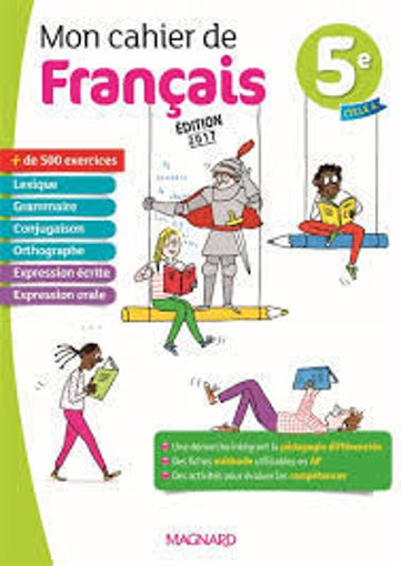 Picture of Mon cahier de francais 5eme 2017 magnard