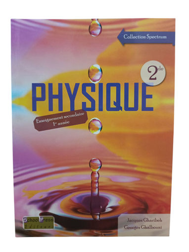 Picture of Physique 2nde Spectra School Press Editeurs 2024