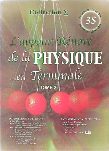 Picture of L'appoint de physique Tome2 Term Sigma