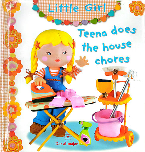 Picture of Little Girl Teena Does The House Chores