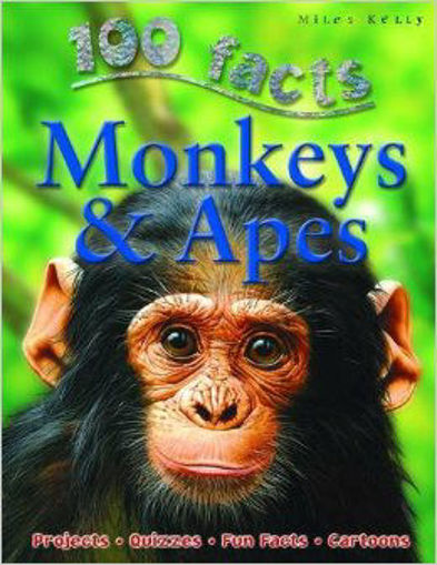 Picture of 100 facts monkeys and apes Miles kelly
