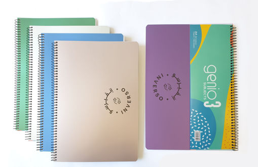 Picture of 3 Subjects Spiral A4 120 Sheets 70gr Lined Genio