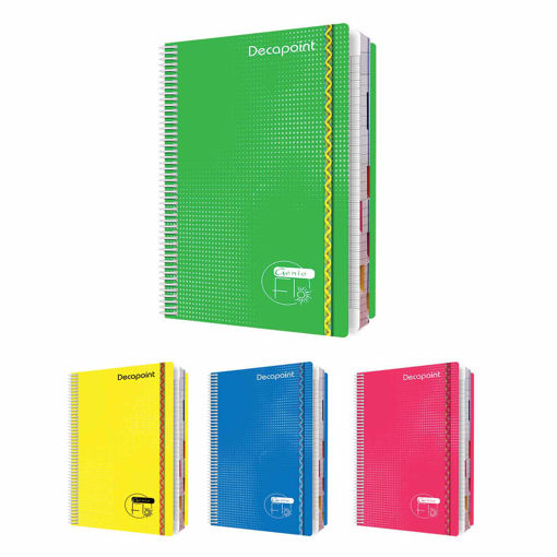 Picture of 10 Subjects Spiral A4 240 Sheets 70gr Seyes Genio
