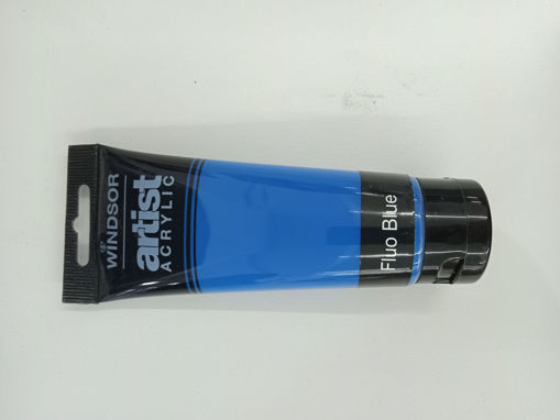 Picture of Acrylic 100ml Fluo Blue Windsor