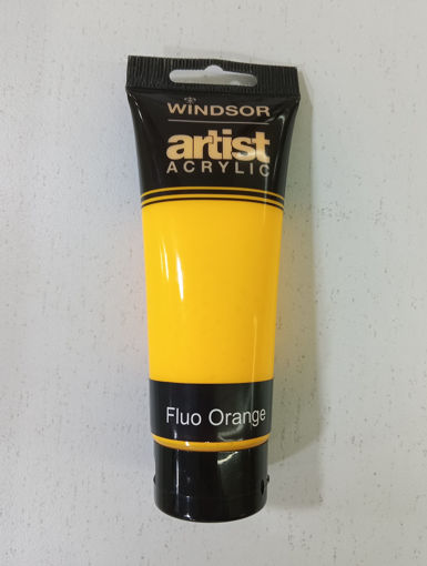 Picture of Acrylic 100ml Fluo Orange Windsor