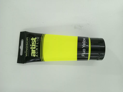 Picture of Acrylic 100ml Fluo Yellow Windsor