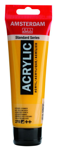 Picture of Acrylic 120ml Azo Yellow Deep Amsterdam