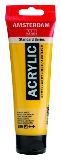 Picture of Acrylic 120ml Azo Yellow Medium Amsterdam