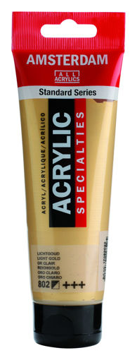 Picture of Acrylic 120ml Light Gold Amsterdam