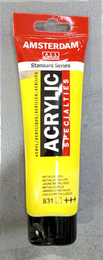 Picture of Acrylic 120ml Metallic Yellow Amsterdam