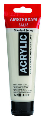 Picture of Acrylic 120ml Naples Yellow Light Amsterdam