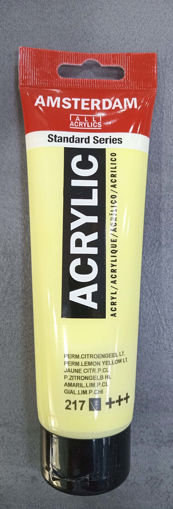 Picture of Acrylic 120ml Perm Lemon Yellow Amsterdam