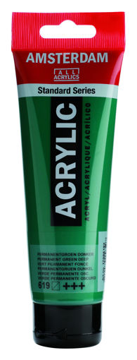 Picture of Acrylic 120ml Permanent Green Deep Amsterdam