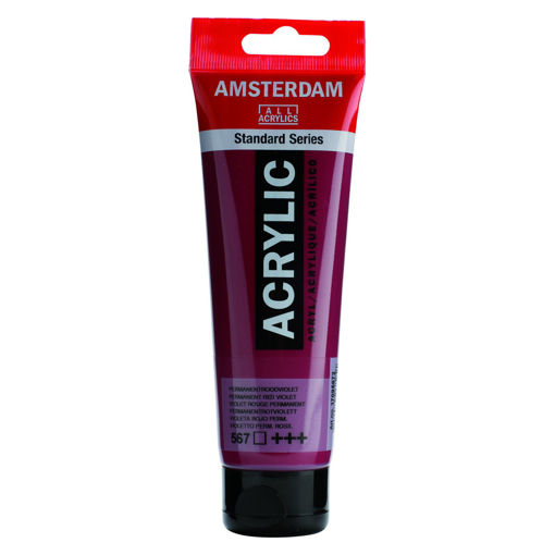 Picture of Acrylic 120ml Permanent Red Violet Amsterdam