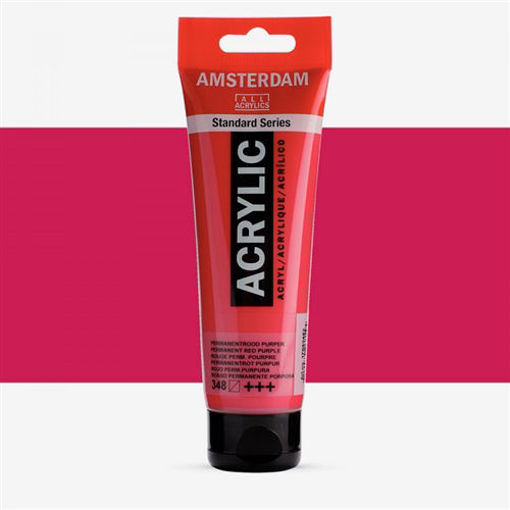 Picture of Acrylic 120ml Permanent Red Violet Amsterdam