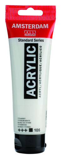 Picture of Acrylic 120ml Titanium White Amsterdam