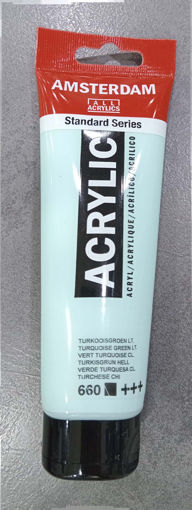 Picture of Acrylic 120ml Turquoise Green LT Amsterdam