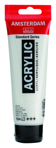 Picture of Acrylic 120ml Zinc White Amsterdam